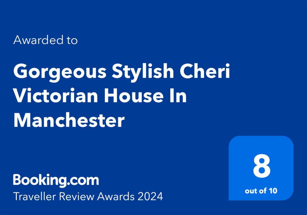 Вилла Gorgeous Stylish Cheri Victorian House In Манчестер Экстерьер фото